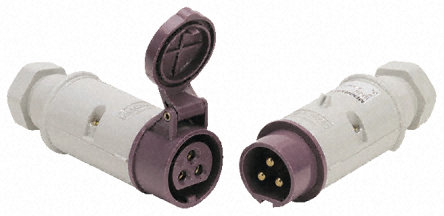 Mennekes - 707A - Mennekes ɫ 2P ҵԴ °װ  707A, 16A, 20  25 V, IP44		