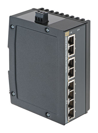 Harting - 24031080030 - Harting Ha-VIS eCon 3000 ϵ 8RJ45 ˿ 100m ǹ̫ 24031080030, DIN 찲װ, 10/100Mbit/s		