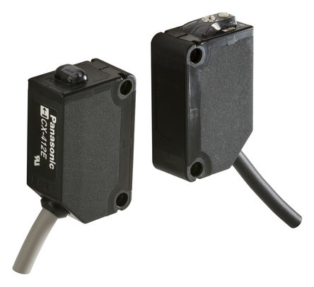 Panasonic - CX-412-J - Panasonic CX400 ϵ  15 m  LED Դ ״ ֱͨͽ 紫 CX-412-J, NPN, M12 , IP67		