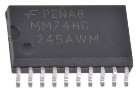 Fairchild Semiconductor - MM74HC245AWMX - Fairchild Semiconductor MM74HC245AWMX 8λ Ƿ շ, 20 SOICװ		