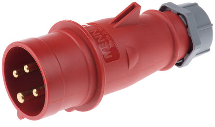 Mennekes - 252 - Mennekes ɫ 4P ҵԴ °װ ͷ 252, 16A, 400 V, IP44		