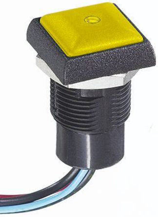 Apem - IRC3F452LOY - Apem IRC3F452LOY IP67 ɫ ˲  -  ɫLED 尲װ ť, 200 mA@ 48 V ֱ		