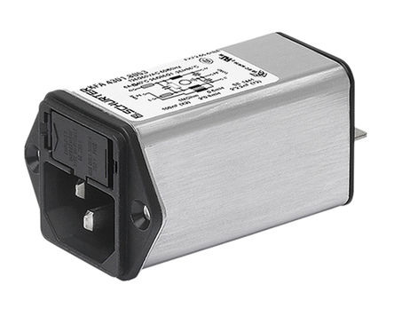 Schurter - 4301.8053 - Schurter 尲װ C14 IEC ˲ ͷ 4301.8053, 5 x 20mm۶, Ӷ˽, 6A, 250 V 		