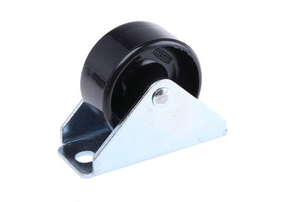 Tente - 2198UOI030P60-45x20 - steel fixed castor, PUR wheel, 30mm,30kg		