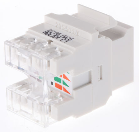 Molex Premise Networks - KSJ-00033-02 - Molex Premise Networks 8 ˿ Cat6 RJ45  KSJ-00033-02, UTP 		