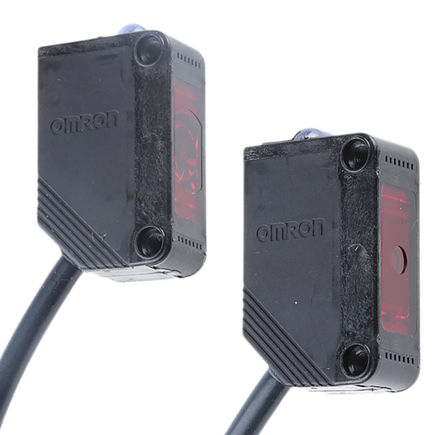 Omron - E3Z-LT81 2M - Omron 60 m LED Դ ״ ֱͨͽ 紫 E3Z-LT81 2M, PNP, Ԥߵ, IP67		