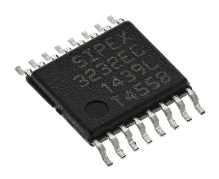 EXAR - SP3232ECY-L - EXAR SP3232ECY-L 235kbps ·շ, RS-232ӿ, 2-TX 2-RX 2-TRX, 3.3 V5 VԴ, 16 TSSOPװ		