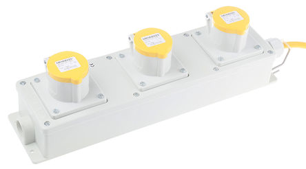 Mennekes - 96227 - Mennekes IP44 ɫ 2+E  3  16A  ҵԴ 96227, 110V, 375 x 96 x 59mm		