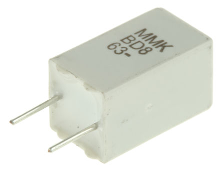 KEMET - MMK5225K63J06L4BULK - KEMET MMK ϵ 2.2F ͨ PET  (PET) MMK5225K63J06L4BULK, 10%ݲ, 40 V 63 V ֱ		