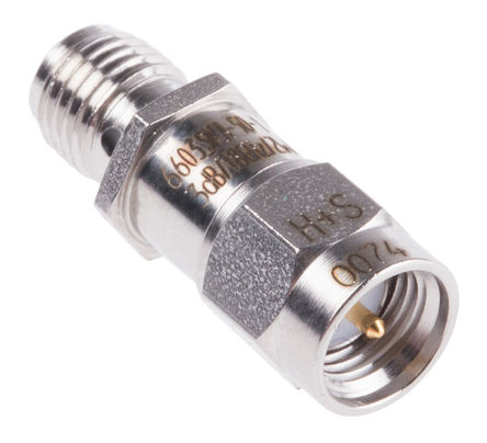 Huber & Suhner - 6603_SMA-50-1/199_NE - Huber & Suhner 50 Ƶ˥ SMA  6603_SMA-50-1/199_NE, SMA ͷ, 3dB˥, DC to 18GHzƵ		