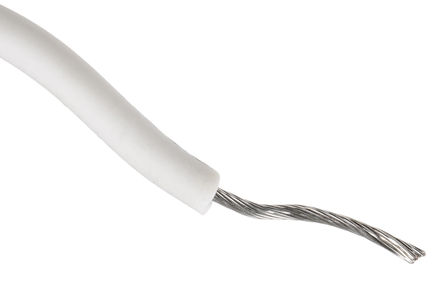 Alpha Wire - 391845 WH005 - Alpha Wire 30m ɫ 18 AWG UL3239 о ڲߵ 391845 WH005, 0.81 mm2 , 16/0.25 mm оʾ, 15 kV ֱ		