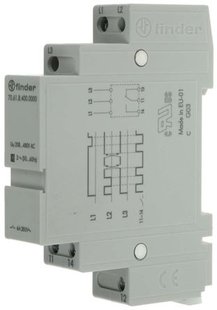 Finder - 70.61.8.400.0000 - Finder 3 ѹ ؼ̵ 70.61.8.400.0000, ˫ , 208  480 V		