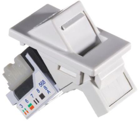 HellermannTyton - 852-30050 - HellermannTyton Cat6 RJ45 RJ ģ 6C-ANG-6/WH, бǲ		