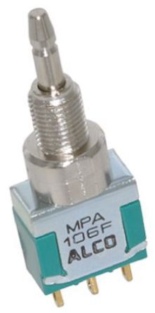 TE Connectivity - MPA106F - TE Connectivity MPA106F On-(On) ˫ 尲װ ť, 6 A @ 120 V 		