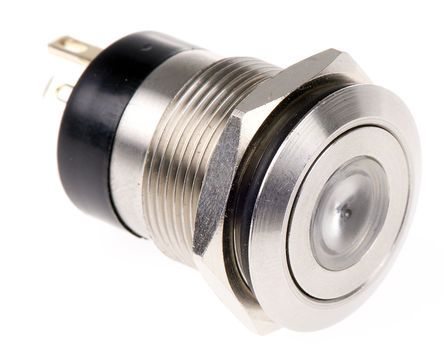 Bulgin - MPI001/RP/RD/24 - Bulgin MPI001/RP/RD/24 IP66 ˲ SP -  ɫLED 尲װ ť, 50 mA @ 24 V ֱ		