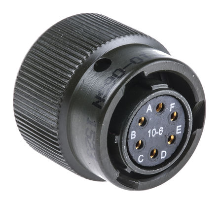 Amphenol - 62GB-56T10-06SN - Amphenol 62GB ϵ 6· °װ   ͷ 62GB-56T10-06SN, ĸо, ǳߴ10, MIL-DTL-26482		