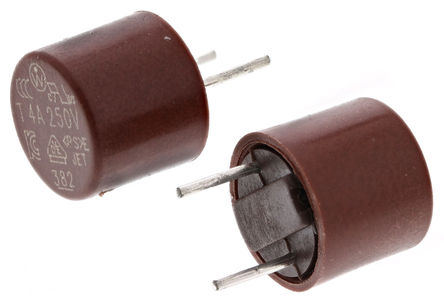 Wickmann - 3821400041 - Wickmann 4A  ߵ PCB ̶۶ 3821400041, T۶ٶ, 250V ac, 8.5mmֱ, 8mm		