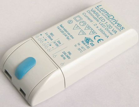 Dialight Lumidrives - MDE16-C-VRL - Dialight Lumidrives LED  MDE16-C-VRL, 230  240 V , 350 mA, 700 mA, 20W		