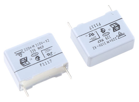 Vishay - 2222 339 20224 - Vishay MKP 339 ϵ 220nF ۱ϩ (PP) 2222 339 20224, 20%, 310 V , ͨ		