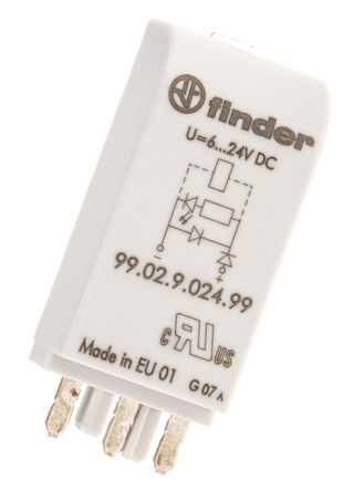 Finder - 99.02.9.024.99 - Finder 99.02.9.024.99 Plug In ӿڼ̵ģ, 24V dc		
