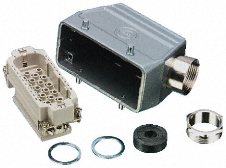 Epic Contact - 10113000+11272000+12954500 - Epic Contact H-D ϵ 64  ͷ RJ45-Rangierfeld ׼ 10113000+11272000+12954500, PG21 Ƴߴ, 10A, 250 V 		