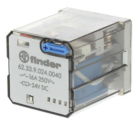 Finder - 62.33.9.024.0040 - Finder 62.33.9.024.0040 3 ˫ ʽ Ǳ̵, 24V dc		