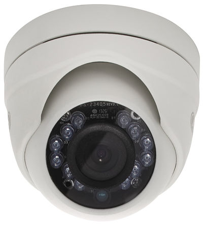 ABUS - TVCC34020 - Abus 室外 IP66 红外 圆盖 CCTV 摄像机 TVCC34020, 3.6mm, 720 x 480 像素, 68.4°, 12V dc		
