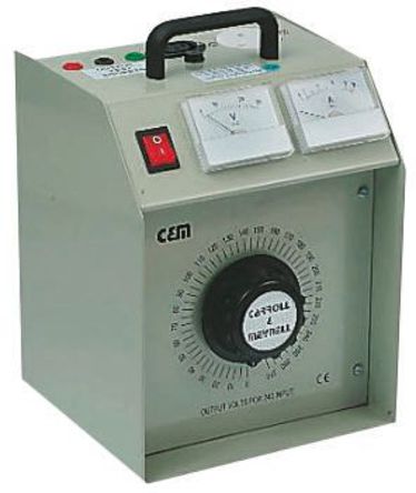 Carroll & Meynell - CMCTV 10 - Carroll & Meynell 2.4kVA ѹ CMCTV 10, 1, ˿װ, 240V acȦ, 0  270 V μȦ, 10Aμ, 210 x 200 x 270mm		