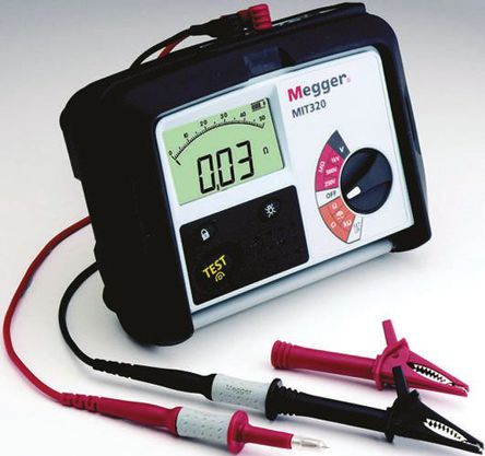Megger - MIT330-RS-EU - Megger MIT330 Ե, 999M, 1000V dc, 1mA, CAT III 600 V		
