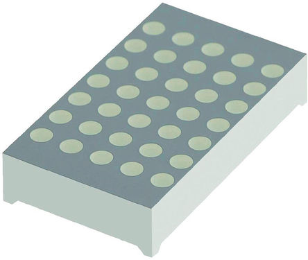 Kingbright - TC12-22SYKWA - Kingbright TC12 ϵ 1ַ  7 x 5 ɫ LED ʾ TC12-22SYKWA, 220 mcd, 30.5mmַ, ͨװװ		