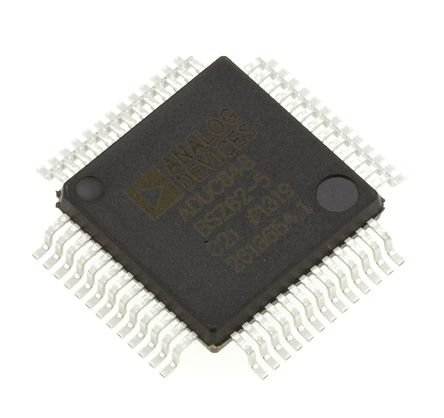 Analog Devices - ADUC848BSZ62-5 - Analog Devices ADuC8 ϵ 8 bit 8052 MCU ADUC848BSZ62-5, 12.58MHz, 4 kB62 kB ROM , 2304 B RAM, MQFP-52		