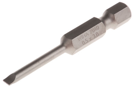 Wiha Tools - 01790 - Wiha Tools 0.5 x 3 x 50 mm  ׼ͷ 01790, һֵͷ		