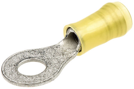 TE Connectivity - 130205 - TE Connectivity PIDG ϵ, ɫ Ե о ѹӶ 130205, M6 ˨, 6.35mmڻֱ, 33mmܳ		