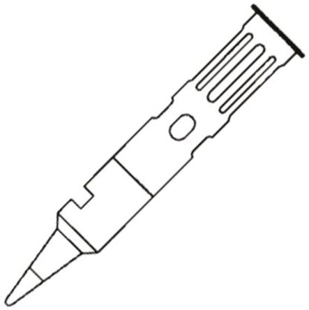 Weller - T0051644399 - Weller 60 01 01, 1 mm ֱԲ׶ ͷ, ʹWP60 		