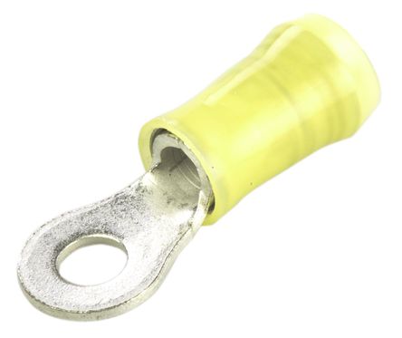 TE Connectivity - 35108 - TE Connectivity PIDG ϵ, ɫ Ե о ѹӶ 35108, M4 ˨, 4.34mmڻֱ, 27.51mmܳ		