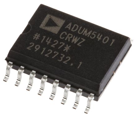 Analog Devices - ADUM5401CRWZ - Analog Devices ADUM5401CRWZ 4ͨ ָ, 2.5 kVѹ, 16 SOIC		