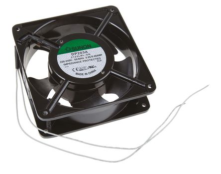 Sunon - DP203A/2123LBL.GN - Sunon DP ϵ 10W 220  240 V   DP203A/2123LBL.GN, 122.4m3/h, 2150rpm, 120 x 120 x 38mm		