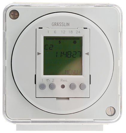 Grasslin - 03.87.0004.1 - Grasslin 2ͨ 氲װʱ 03.87.0004.1, ʱλ: ʱ֣, 110  120 V Դ		