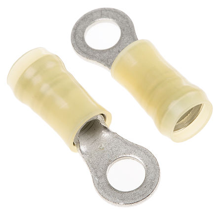 TE Connectivity - 130171 - TE Connectivity PIDG ϵ, ɫ Ե о ѹӶ 130171, M5 ˨, 5.25mmڻֱ, 27.7mmܳ		