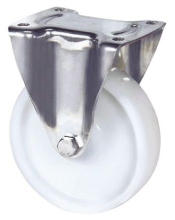 Tente - 8478UOO160P63 - Stainless steel fixed castor 160mm 500kg		