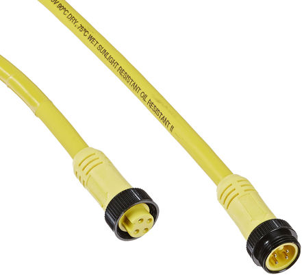 Brad - 130010-0867 - Brad 130010 ϵ 1300100867 IP67 ߴ A   ߴ A ͷ , 10 A 600 V, 16 AWG		