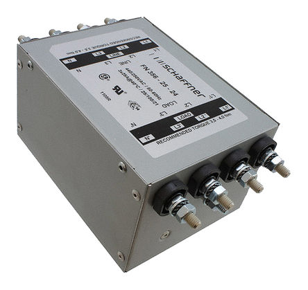 Schaffner - FN356-25-24 - Schaffner FN 356 ϵ 25A 440 V ac, 60Hz ̰װ RFI ˲ FN356-25-24, װƬӶ		