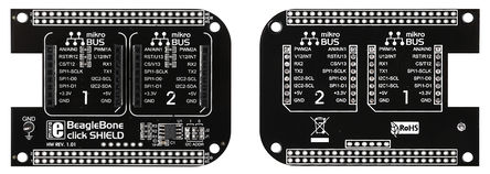 MikroElektronika - MIKROE-1596 - MikroElektronika BeagleBone ģ Arduino Shield Ver. 1.01 MIKROE-1596		