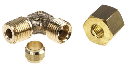 Legris - 0109 06 10 - Legris 6mm x 1/8 in BSPT  90 ͷ ͭ׽ͷ 0109 06 10		