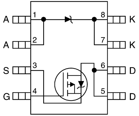 Infineon - IRF7526D1TRPBF - Infineon FETKY ϵ P MOSFET  IRF7526D1TRPBF, 2 A, Vds=30 V, 8 MSOPװ		