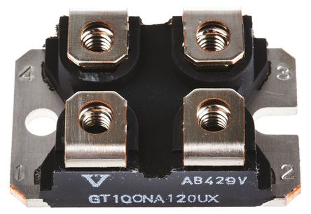 Vishay - VS-GT105NA120UX - Vishay VS-GT105NA120UX Nͨ IGBT ģ, 134 A, Vce=1200 V, 4 SOT-227װ		