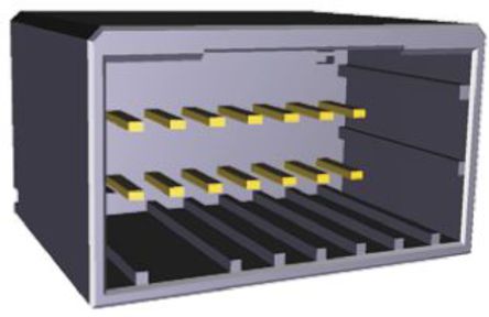 TE Connectivity - 1318124-2 - TE Connectivity Dynamic 2000 ϵ 6· 2.5mmھ ֱ PCB  1318124-2, Ӷ˽, 5A, ͨ		