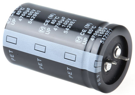 Panasonic - ECEC2AP472DJ - Panasonic HA ҧʽ ϵ 100 V 4700F ͨ  ECEC2AP472DJ, 20%ݲ, +85C		