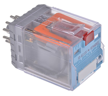 Releco - C3-R20 / AC 115 V - Releco C3-R20 / AC 115 V ˫˫ PCB װ ̵, 10 A, 115V ac, ڵԴӦ		