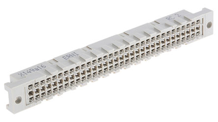 ERNI - 284170 - ERNI 2  64 · 2.54mm ھ DIN 41612  284170, C C2ȼ, Ӷ˽, 2A		